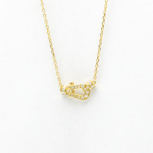Fred Force 10 Mini Necklace Full Diamond Necklace Yellow Gold (18K) Diamond